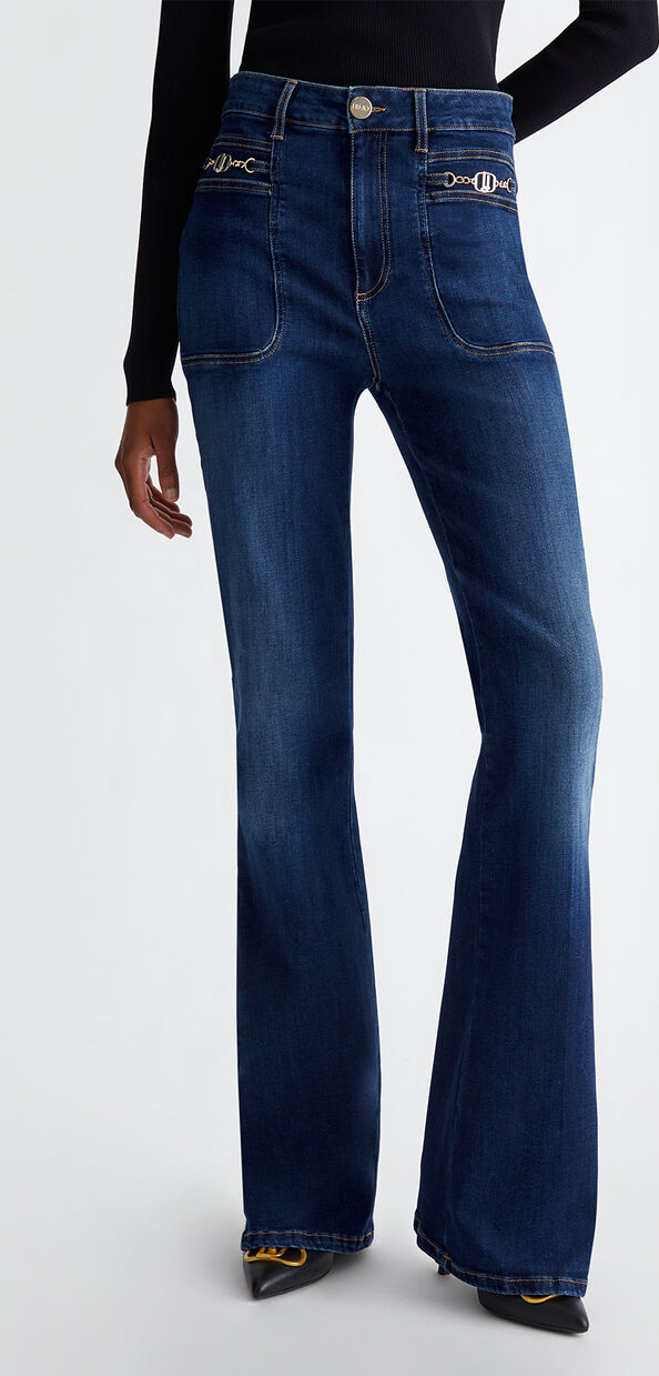 Liu Jo Jeans flare in cotone stretch